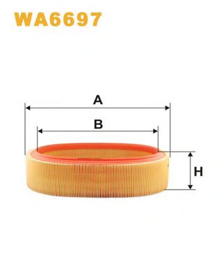 WIX FILTERS wa6697 -  Воздушный фильтр